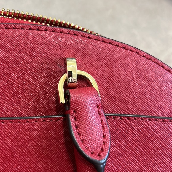 Red Michael Kors Emmy Dome satchel - Picture 11 of 14